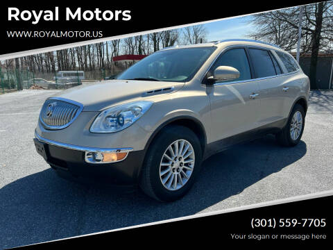 2011 Buick Enclave for sale at Royal Motors in Hyattsville MD