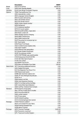 2025 BMW X3 30 xDrive