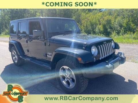 2016 Jeep Wrangler Unlimited for sale at R & B Car Co in Warsaw IN