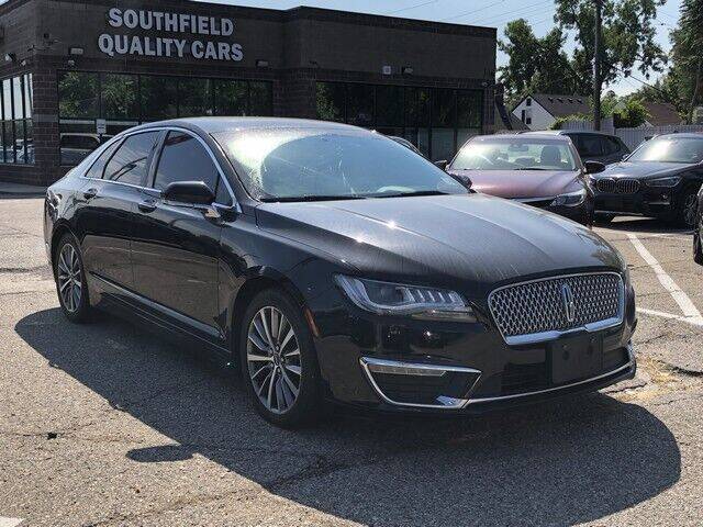 2018 Lincoln MKZ for sale at SOUTHFIELD QUALITY CARS in Detroit MI