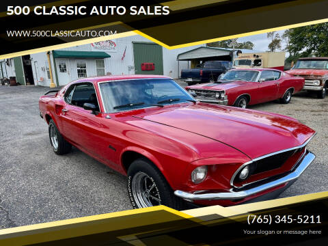1969 Ford Mustang for sale at 500 CLASSIC AUTO SALES in Knightstown IN