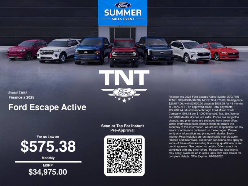 2025 Ford Escape Active