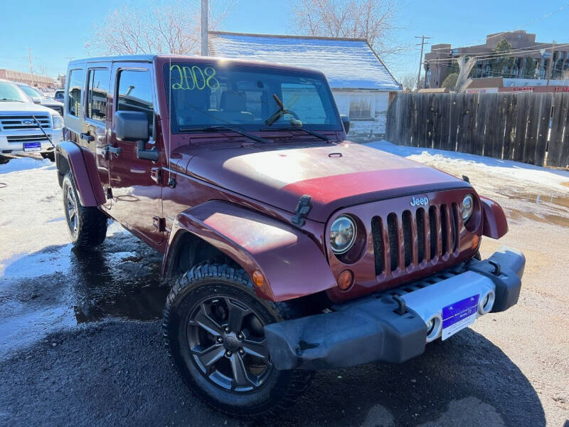 2008 Jeep Wrangler Unlimited for sale at 3-B Auto Sales in Aurora CO
