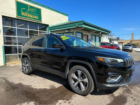 2020 Jeep Cherokee for sale at Jon's Auto in Marquette MI