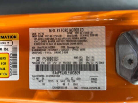 2020 Ford Mustang Shelby GT500