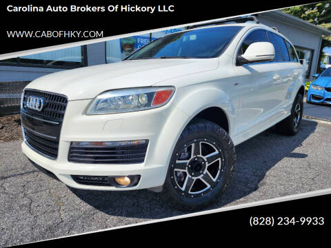 2009 Audi Q7 for sale at Carolina Auto Brokers of Hickory LLC in Newton NC