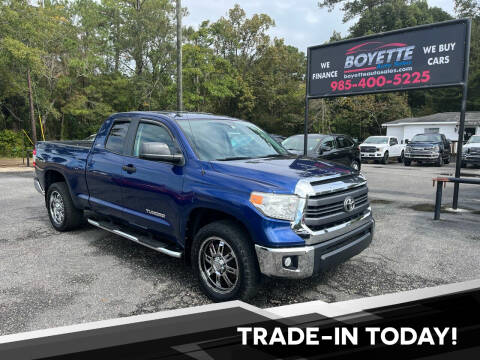 2015 Toyota Tundra for sale at Boyette Auto Sales in Covington LA