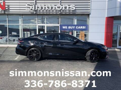 2019 Nissan Maxima for sale at SIMMONS NISSAN INC in Mount Airy NC
