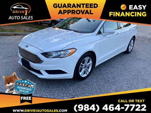 2018 Ford Fusion for sale at Drive 1 Auto Sales in Wake Forest NC