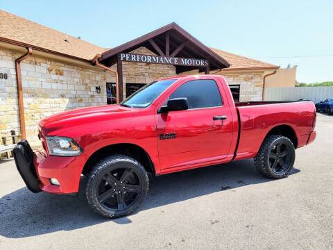 2012 RAM Ram Pickup 1500 for sale at Performance Motors Killeen Second Chance in Killeen TX