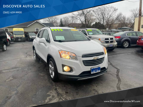 2015 Chevrolet Trax for sale at DISCOVER AUTO SALES in Racine WI