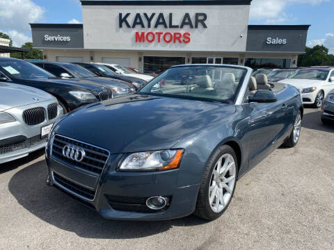 2010 Audi A5 for sale at KAYALAR MOTORS in Houston TX