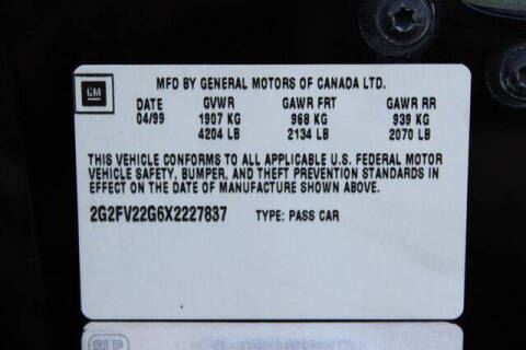 1999 Pontiac Firebird Formula