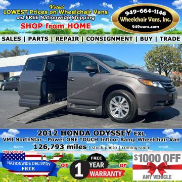 2012 Honda Odyssey for sale at Wheelchair Vans Inc in Laguna Hills CA