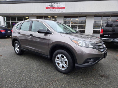 2012 Honda CR-V for sale at Landes Family Auto Sales in Attleboro MA