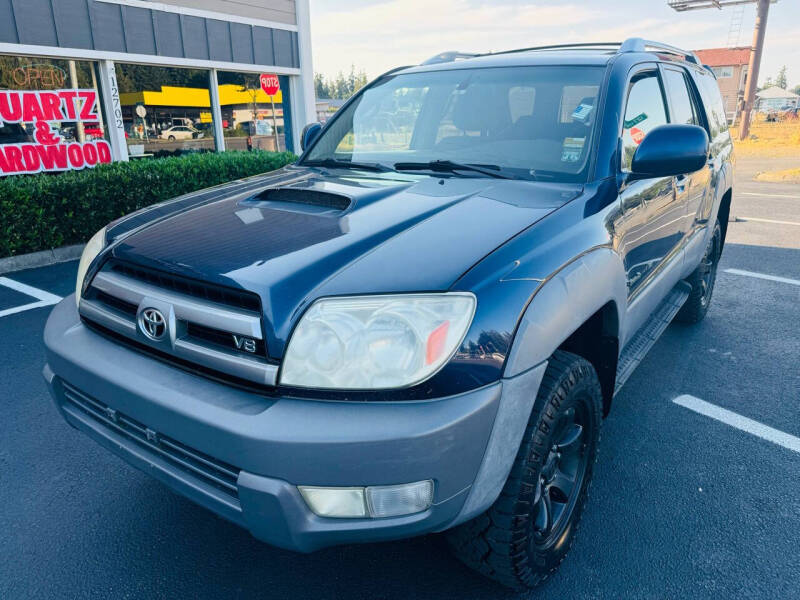 Used 2003 Toyota 4Runner SR5 with VIN JTEBT14R838003633 for sale in Tacoma, WA