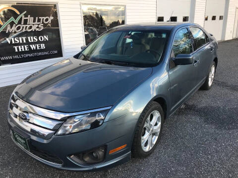2012 Ford Fusion for sale at HILLTOP MOTORS INC in Caribou ME