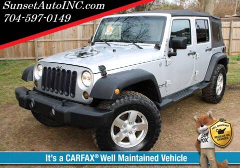2007 Jeep Wrangler Unlimited for sale at Sunset Auto in Charlotte NC