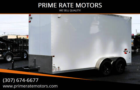 2024 CHARMAC 7 X 14 FT CARGO TRAILER for sale at PRIME RATE MOTORS in Sheridan WY
