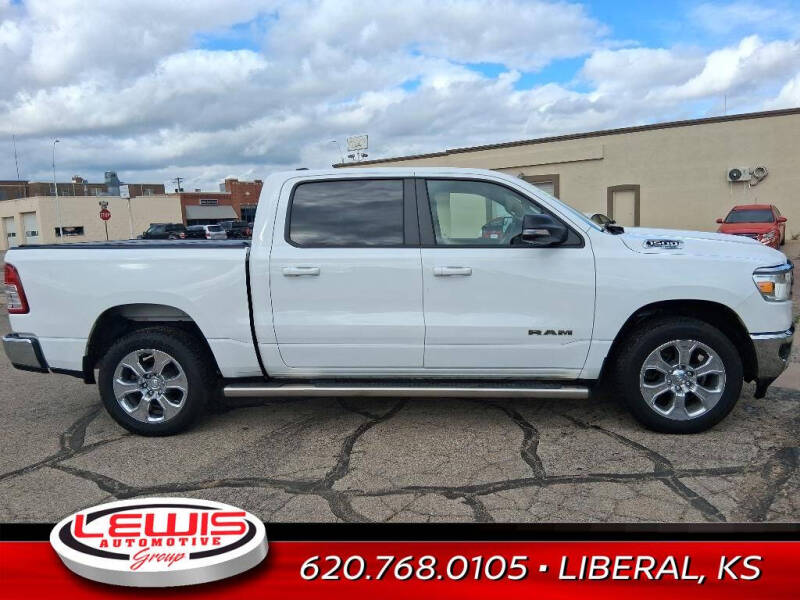 Used 2021 RAM Ram 1500 Pickup Big Horn/Lone Star with VIN 1C6SRFFT5MN583958 for sale in Liberal, KS