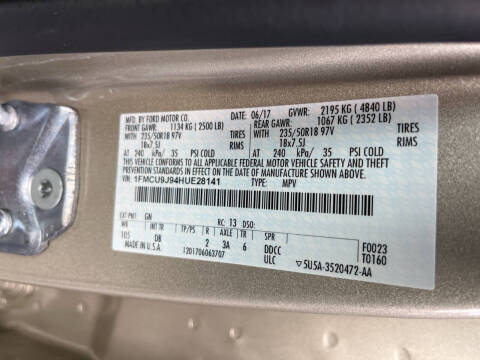 2017 Ford Escape Titanium