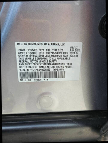 2017 Acura MDX SH-AWD w/Tech