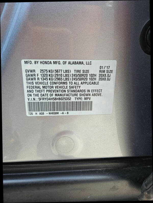 2017 Acura MDX SH-AWD w/Tech