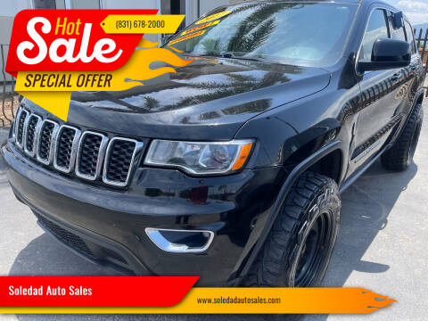 2017 Jeep Grand Cherokee for sale at Soledad Auto Sales in Soledad CA