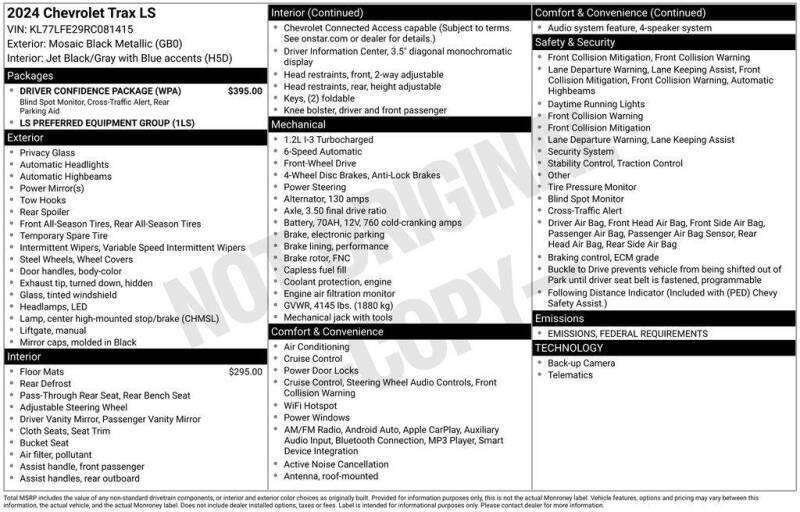 2024 Chevrolet Trax LS