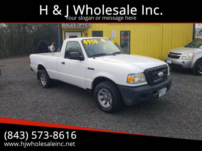 2007 Ford Ranger for sale at H & J Wholesale Inc. in Charleston SC