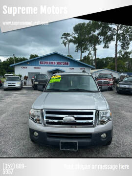 2007 Ford Expedition for sale at Supreme Motors in Tavares FL