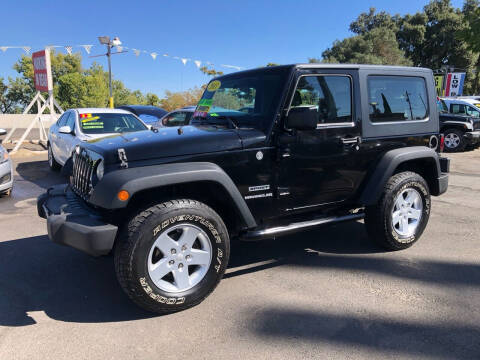 2010 Jeep Wrangler for sale at C J Auto Sales in Riverbank CA