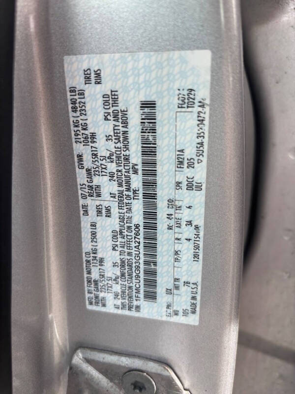 2016 Ford Escape SE