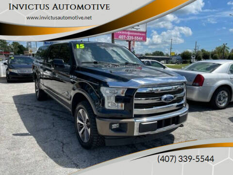 2015 Ford F-150 for sale at Invictus Automotive in Longwood FL