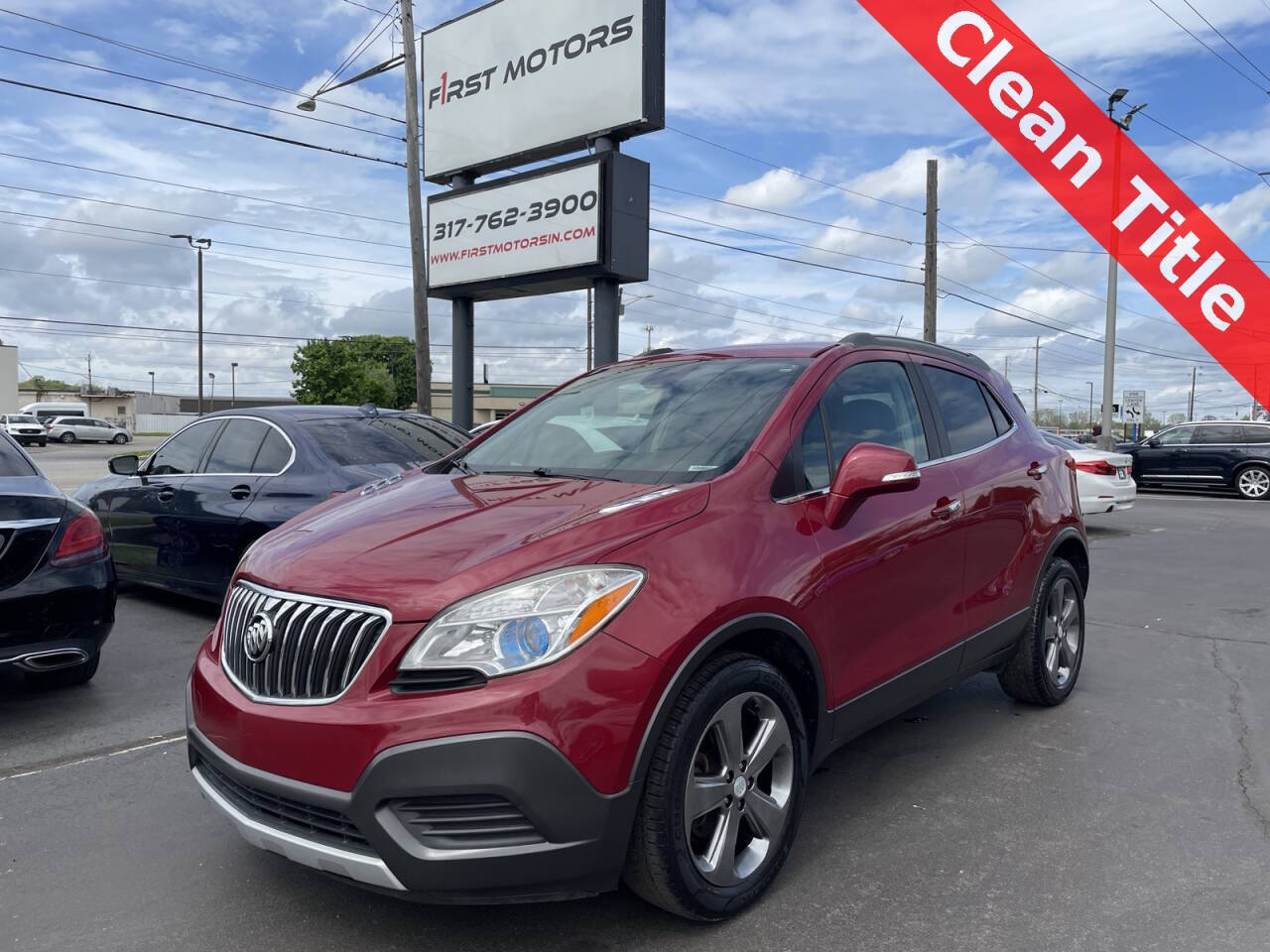 Red 2014 Buick Encore Base Base 4dr Crossover 1
