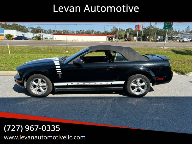 2007 Ford Mustang for sale at Levan Automotive in Largo FL