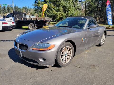 2004 BMW Z4 for sale at HIGHLAND AUTO in Renton WA