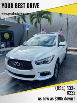 2015 Infiniti QX60 for sale at YOUR BEST DRIVE in Oakland Park FL