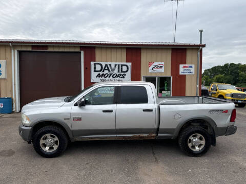 2010 Dodge Ram 2500 for sale at DAVID MOTORS LLC in Grey Eagle MN