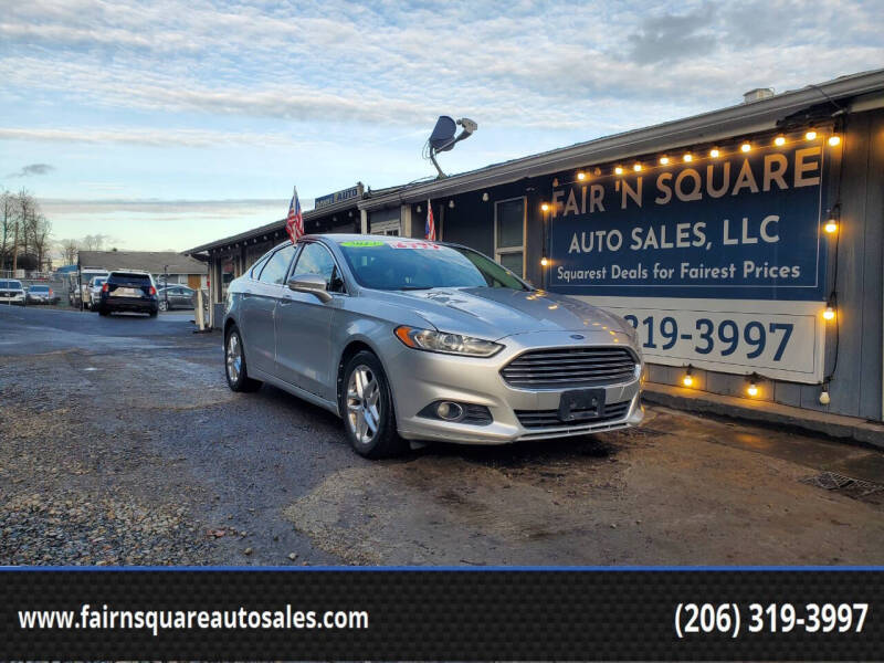 2013 Ford Fusion for sale at Fair 'N Square Auto Sales, LLC in Auburn WA