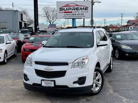 2013 Chevrolet Equinox for sale at Supreme Auto Sales in Chesapeake VA