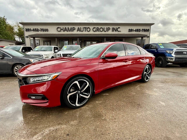 2018 Honda Accord for sale at Champ Auto Group Inc in Channelview, TX