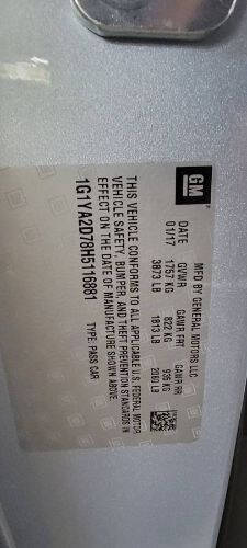 2017 Chevrolet Corvette