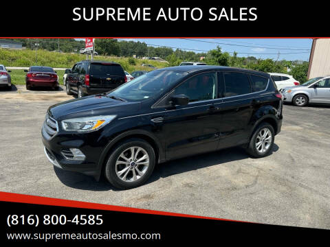 2017 Ford Escape for sale at SUPREME AUTO SALES in Grandview MO