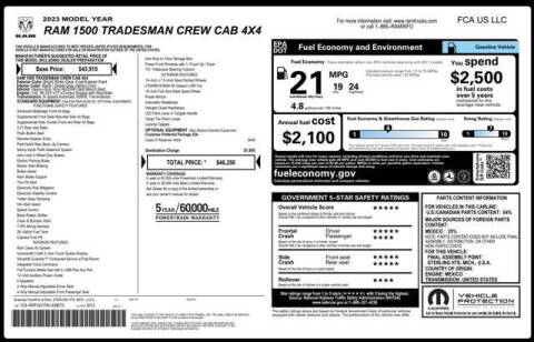 2023 RAM 1500 Tradesman