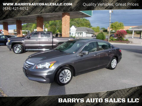 2011 Honda Accord for sale at BARRYS AUTO SALES LLC in Danville VA