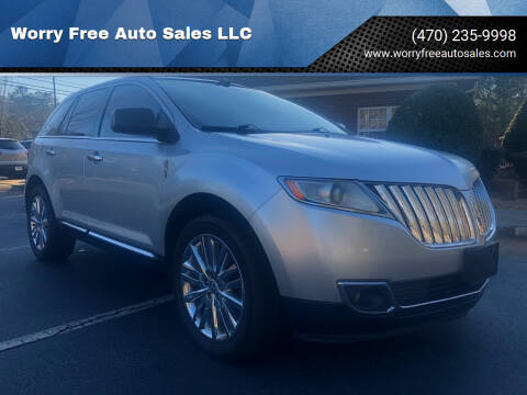 2011 Lincoln MKX for sale at Worry Free Auto Sales LLC in Woodstock GA