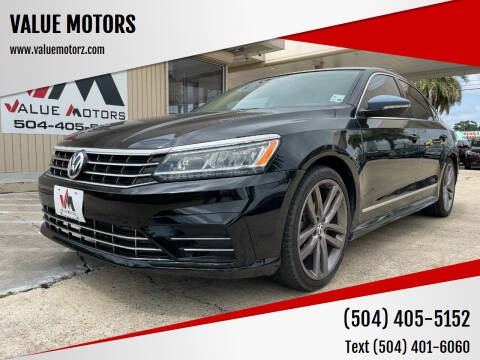 2016 Volkswagen Passat for sale at VALUE MOTORS in Kenner LA