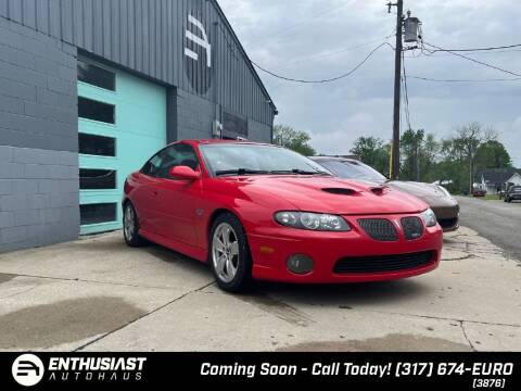 2005 Pontiac GTO for sale at Enthusiast Autohaus in Sheridan IN