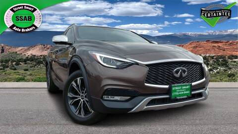 2017 Infiniti QX30 for sale at Street Smart Auto Brokers in Colorado Springs CO